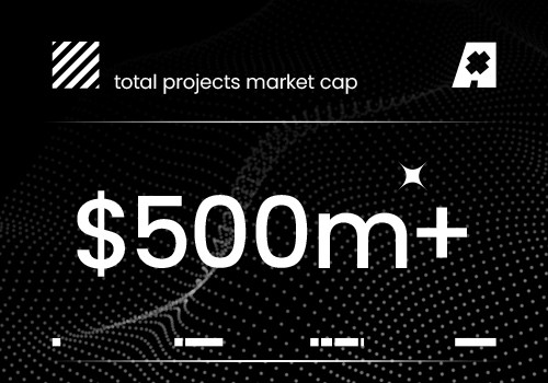 $500m+ total projects market cap