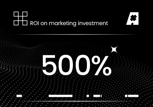 500% ROI on marketing investment